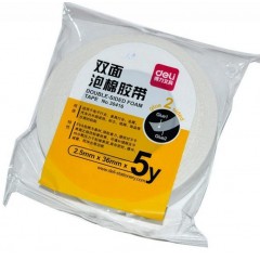 得力30416双面泡沫胶（36mm*5y）