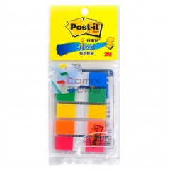 3M 683-5CF 5色 |透明指示标签|彩色便利贴/便签纸/报事贴 36包/盒