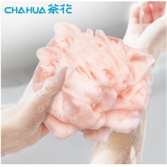 茶花  K05004 搓澡神器沐浴球(颜色随机）