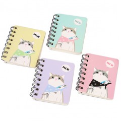 小清新记事本卡通加厚小本子学生奖励奖品可爱便携本小线圈本