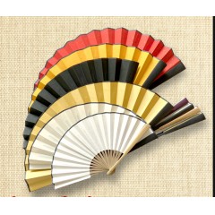 空白扇子宣纸空白折扇纸扇子宣纸扇子折扇空白绘画中国风折扇diy（白色 6把/ 黄色 3把）