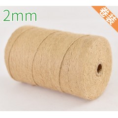 麻绳绳子手工编织装饰绳墙创意 装饰麻绳50米/卷（8MM）