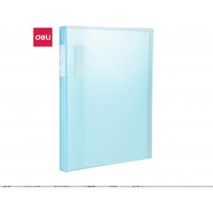 得力(deli) 72557 A4/60页资料册 学生试卷收纳册（淡蓝色）