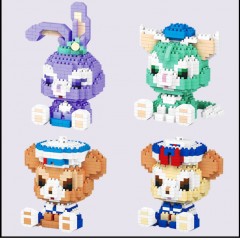 微型立体钻石拼装小颗粒益智积木玩具兼容乐高迪士尼星黛露拼图