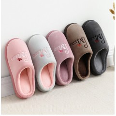 棉拖鞋女款