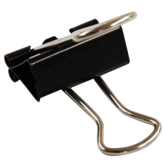 得力9541金属黑色长尾夹50*51mm 12只/盒