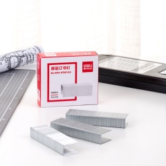 得力0014厚层订书钉23／23(无色) 单盒装