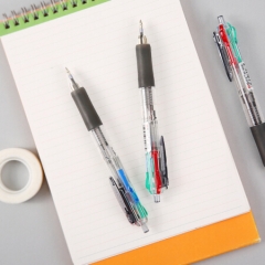 晨光BP8030 0.7mm四色子弹头按动圆珠笔 12支/盒 单位：支