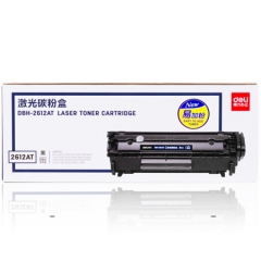得力（deli）DBH-2612AT黑色硒鼓（适用惠普HP1010 1020 3050 M1005 M1319f 佳能2900 3000）