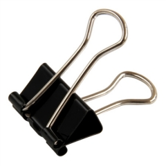 得力9541金属黑色长尾夹50*51mm 12只/盒