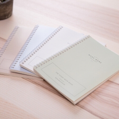 得力(deli)4本装A5/60张乐素系列笔记本记事本线圈本螺旋软抄本 LA560-01JY