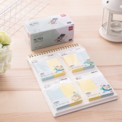 得力66305便签纸/便签本/便利贴/百事贴/易事贴100张2色