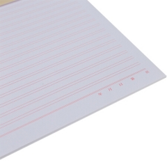 得力3428双线信纸本子草稿纸16K/20页张 3本/包（单位.本）