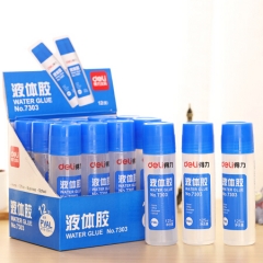 得力（deli）7303 高粘度125ml液体胶/胶水 12只/盒