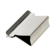 得力8592推夹器夹纸器补充夹子 50枚/盒 银色