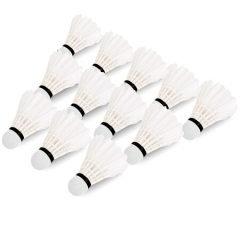 得力（deli）风行F2202 羽毛球复合软木泡沫+塑料球头耐打专业训练球