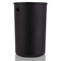 得力（deli）9551 时尚脚踏不锈钢垃圾桶 液压缓降 低噪防臭 5L