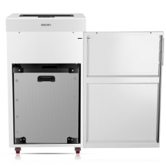 得力9909碎纸机 75L/60分钟长时间碎纸/单次可碎纸32张/触摸屏/金属机身 单位：台