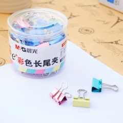 晨光ABS92743 长尾夹彩色615mm 60枚/筒