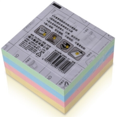 得力7151  便签纸（混色）76×76mm 400页/包