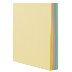 得力9082 百顺贴/便利贴（彩色系列）76×76mm100页 12包/盒