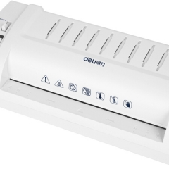 得力(deli)3893 适用A4简洁时尚静音型塑封机/过塑机 银灰