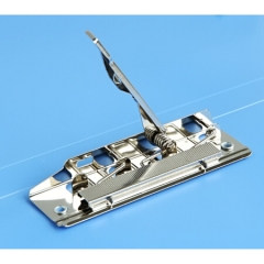 得力(deli)5302 实用文件夹 A4双强力夹 蓝色