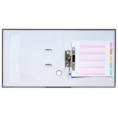 得力5480快劳夹A4两孔活页 2英寸*55mm蓝色