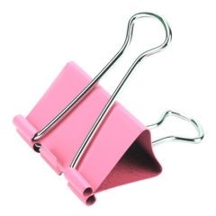 得力8552 彩色长尾票夹 2#24只/筒41mm大号