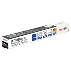 得力(deli)3847 财务装订机专用透明装订铆管Φ4.8mm*500mm 100支/盒装
