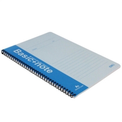 得力7683办公螺旋本(混色)A5 60张  10本/包  单位：包