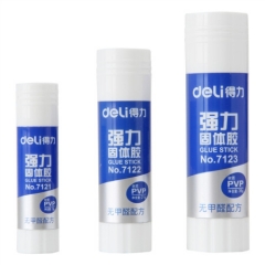 得力7122 pvp材质强粘性固体胶棒  21g/支 单位：支
