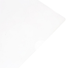 得力5534实色抽杆A4 白色 12只/包