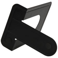 得力(deli)6英寸(高15cm)金属铁书立架 办公书靠2片/付 颜色随机9271