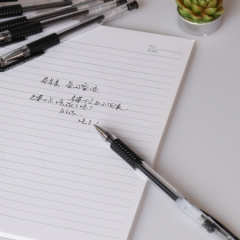 齐心(Comix) GP6600 12支0.5mm黑色装商务中性笔/水笔/签字笔 办公文具