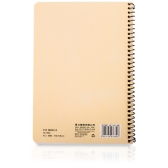 得力(deli)6本A5/80页螺旋本软抄本记事本笔记本子 7684