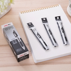 得力(deli)0.5mm按动中性笔笔芯 黑色子弹头替芯 20支/盒S782