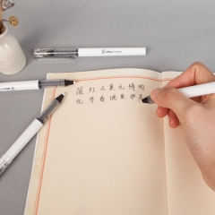 晨光(M&G)ARP57901 优品系列0.5mm直液式全针管中性笔签字笔水笔 10支/盒（黑色）