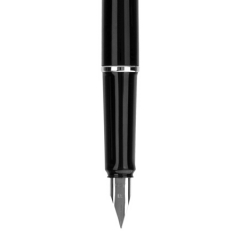得力(deli)发现者系列时尚EF尖/明尖钢笔墨水笔 黑S668EF