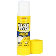 得力7093强粘性PVP固体胶棒 36g/支 12支/盒 单位：支