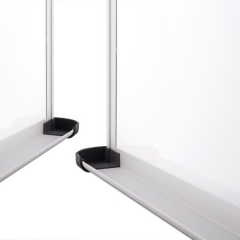 得力(deli)7846 90*150cm高级磁性办公、教学、会议白板（附赠白板擦 白板笔 磁钉）