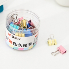 晨光ABS92743 长尾夹彩色615mm 60枚/筒