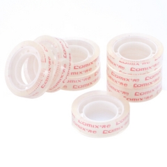 齐心JF1218-8高透明胶带12mm*18y 16米 8卷装