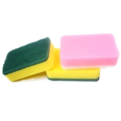 妙洁 海绵百洁布洗碗布2+1片 去油污