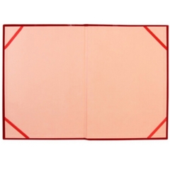 得力7599 12K荣光系列绒布浮雕工艺聘书