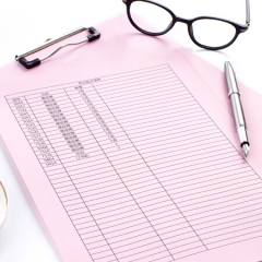 得力7391彩色复印纸 A4 80g 浅红色 100张/包 单位：包