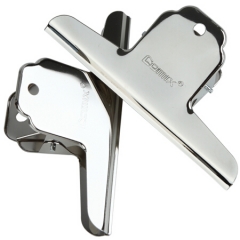 齐心(COMIX) 12只装145mm山形票据夹/票据夹/铁夹子 办公文具 B3617