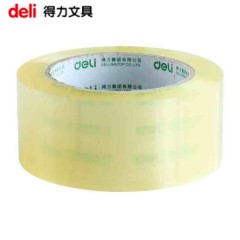 得力30173封箱/透明胶带45mm*60Y 打包胶带 6卷/筒