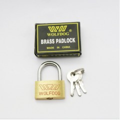 狼狗牌铜挂锁 纯铜挂锁薄型挂锁小锁独立锁锁头挂锁小铜锁锁子