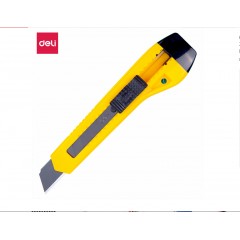 得力(deli) 2061S大号黑刃自锁美工刀/裁纸刀/壁纸刀